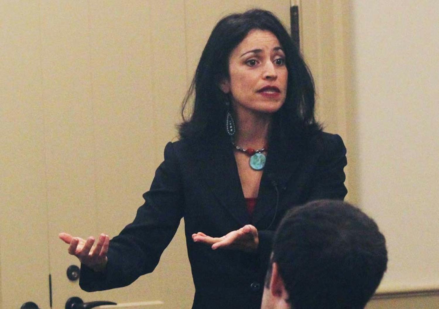 Photo: UNC hosts professor to discuss teaching math to minorities (Taylor Hartley)