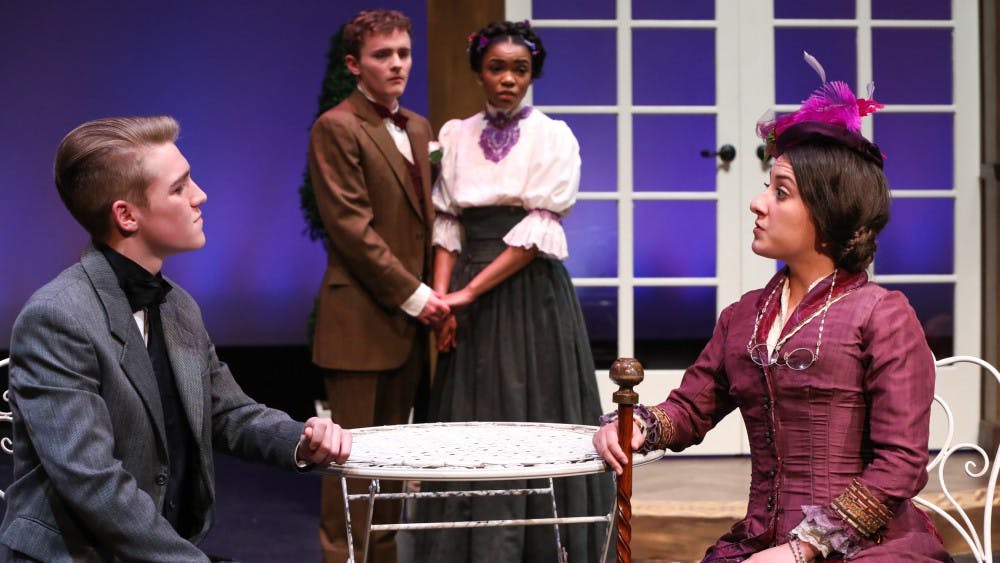 Kenan Theatre Company is performing Oscar Wilde's "The Importance of Being Earnest" from Mar. 1 to 5. Photo courtesy of Huth Photo. 