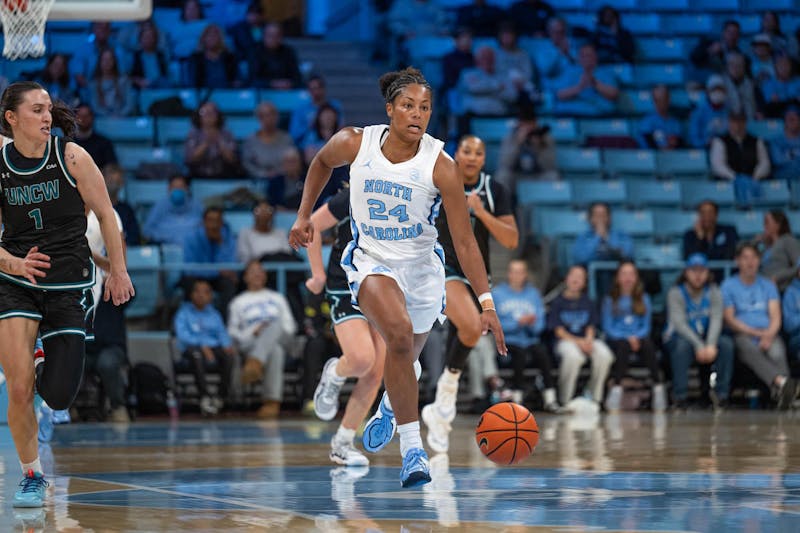 No. 18 UNC women's basketball defeats UNCW, 84-34, in Carmichael Arena