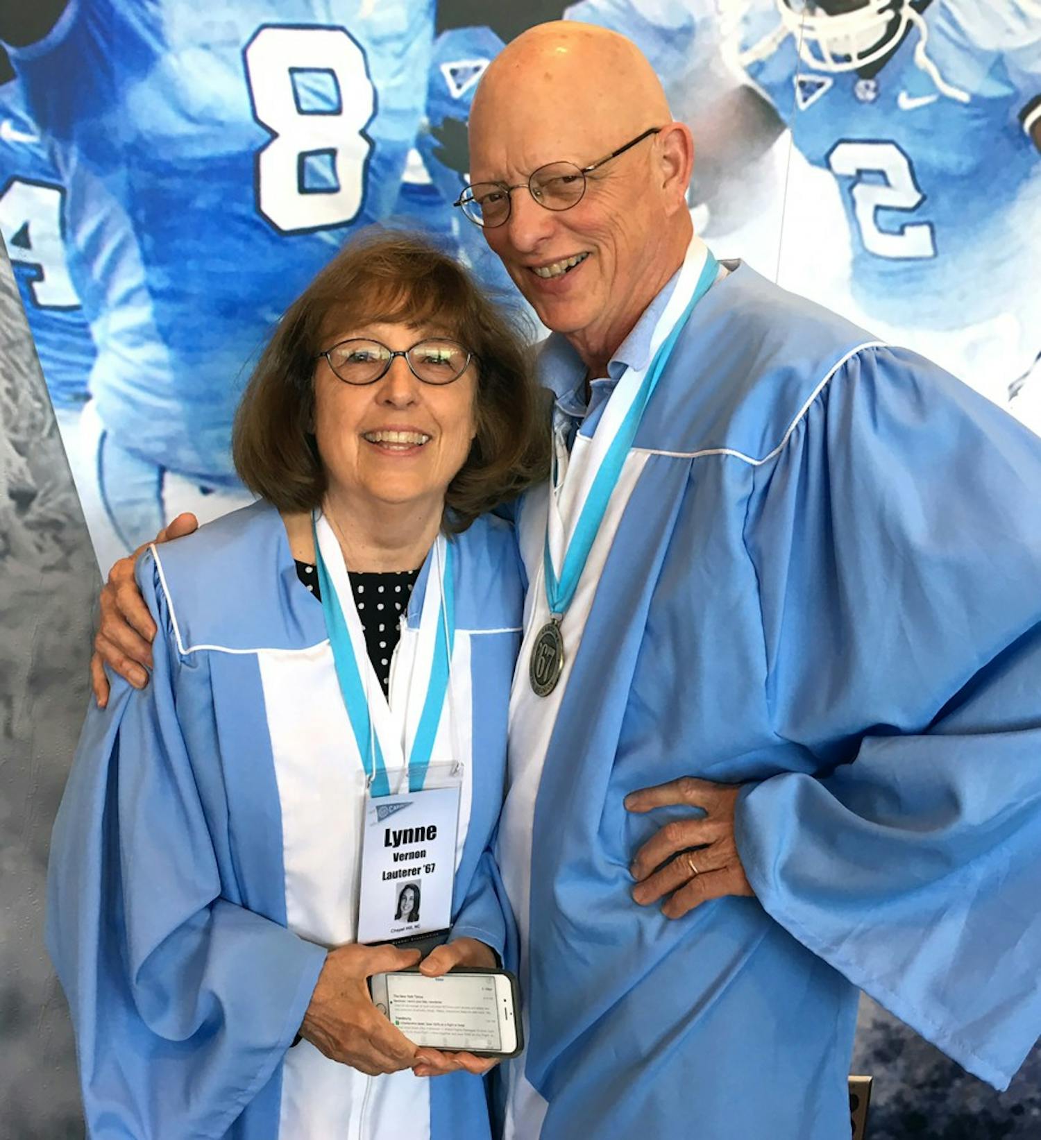 Jock Lauterer and Dr. Lynne Vernon-Feagans