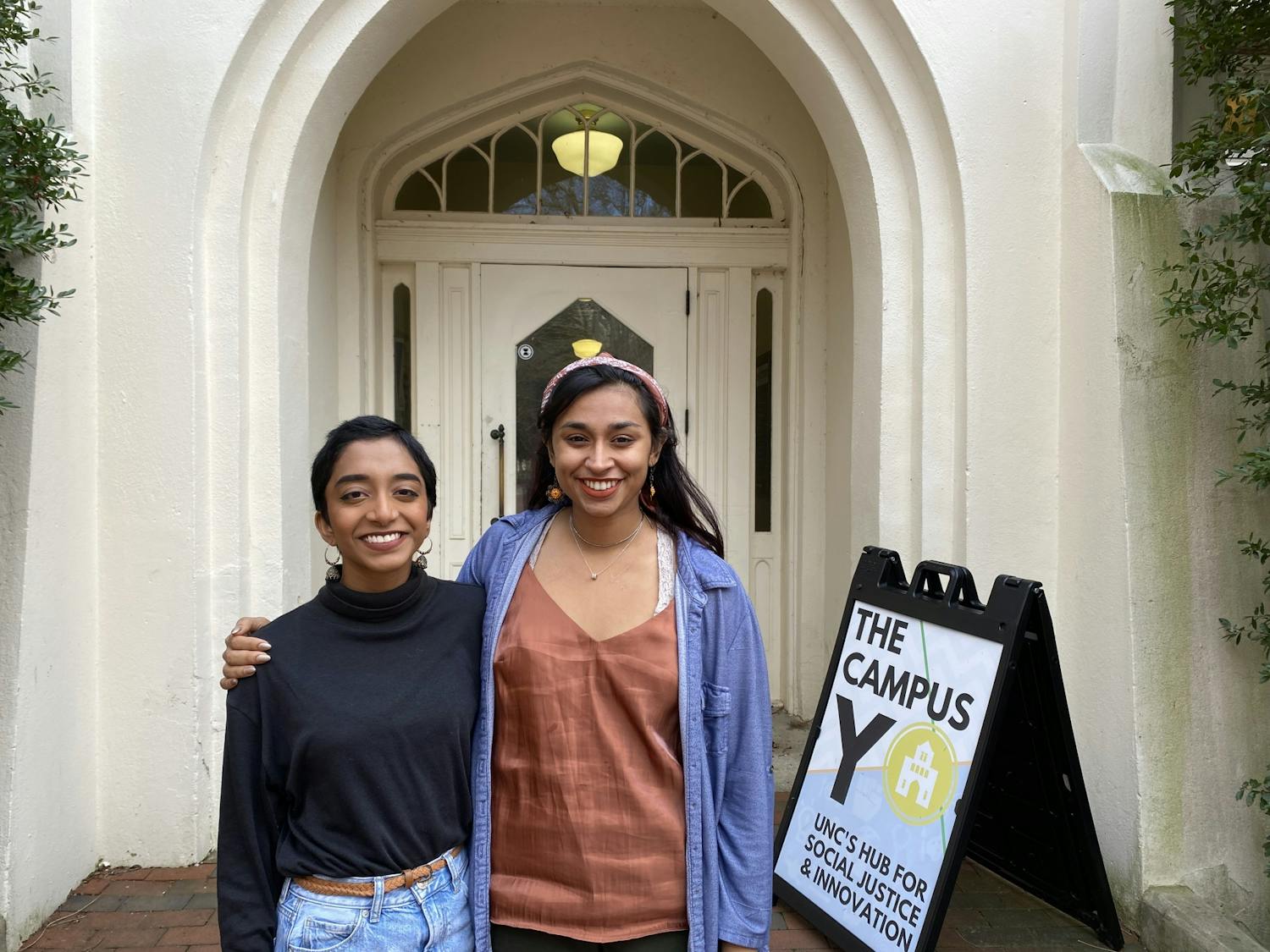 Veda Patil, a political science major, and Thilini Weerakkody, a human development and family studies major, are running for co-presidents of the Campus Y. 