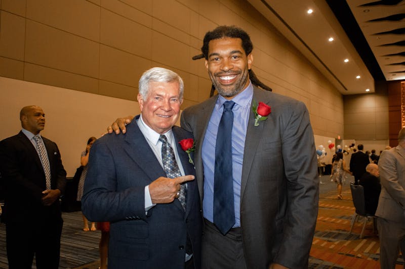 UNC football legends Mack Brown and Julius Peppers inducted into NC Sports Hall of Fame