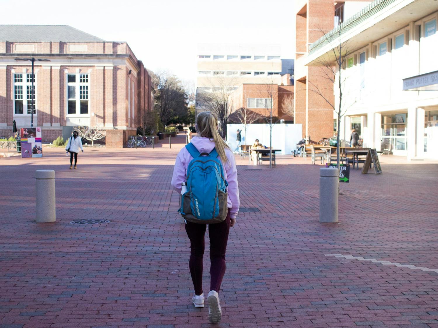 UNC Chapel Hill students returned to in person classes for the first time this spring semester on Feb. 8.