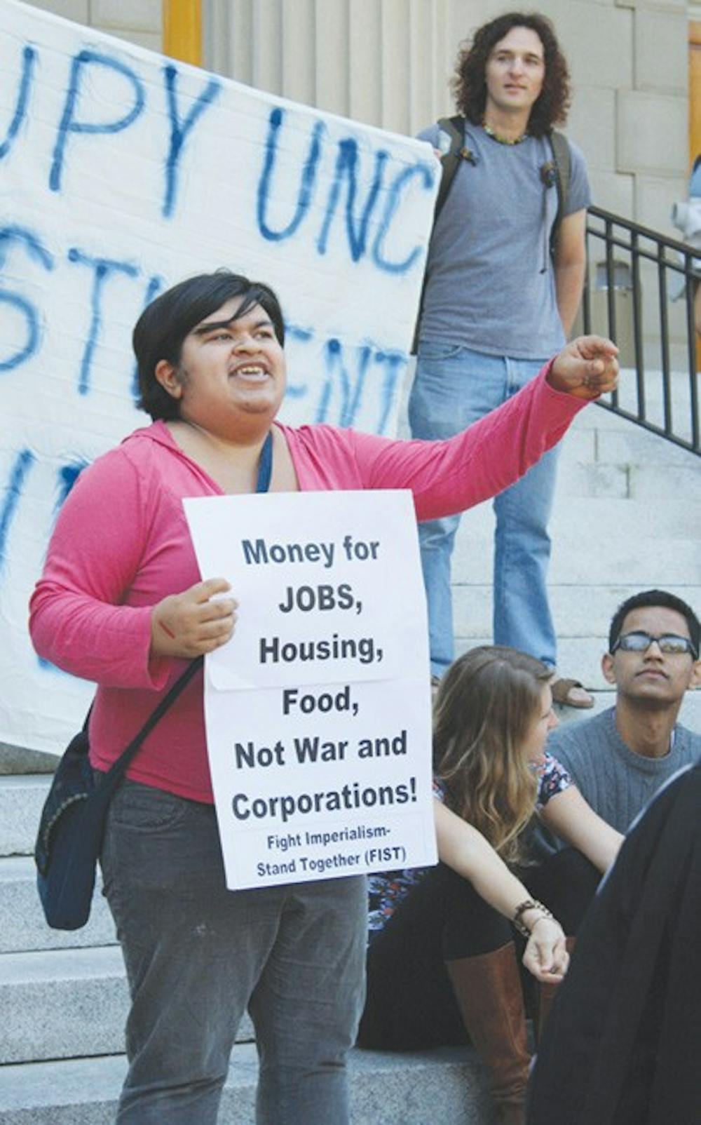 Photo: Occupy Wall Street movement comes to UNC (Memet Walker)