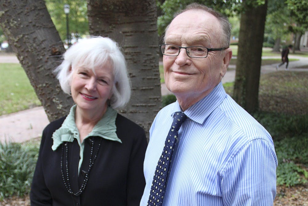 Shirley Ort and Fred Clark are the founders and directors of the Carolina Covenant financial aid program. Ort is in charge of the university's financial aid department and Clark is a professor who has been teaching here for 47 years (teaches classes on Brazilian studies).The Carolina Covenant program was founded ten years ago and is a need-based program that covers all school-related costs for the students it serves, including the cost of living. It has improved UNC's diversity and has served as a model for other financial aid programs around the country (however, Shirley pointed out that ours has been the most successful because many other schools who have tried it have dropped the program because it is so expensive). 
