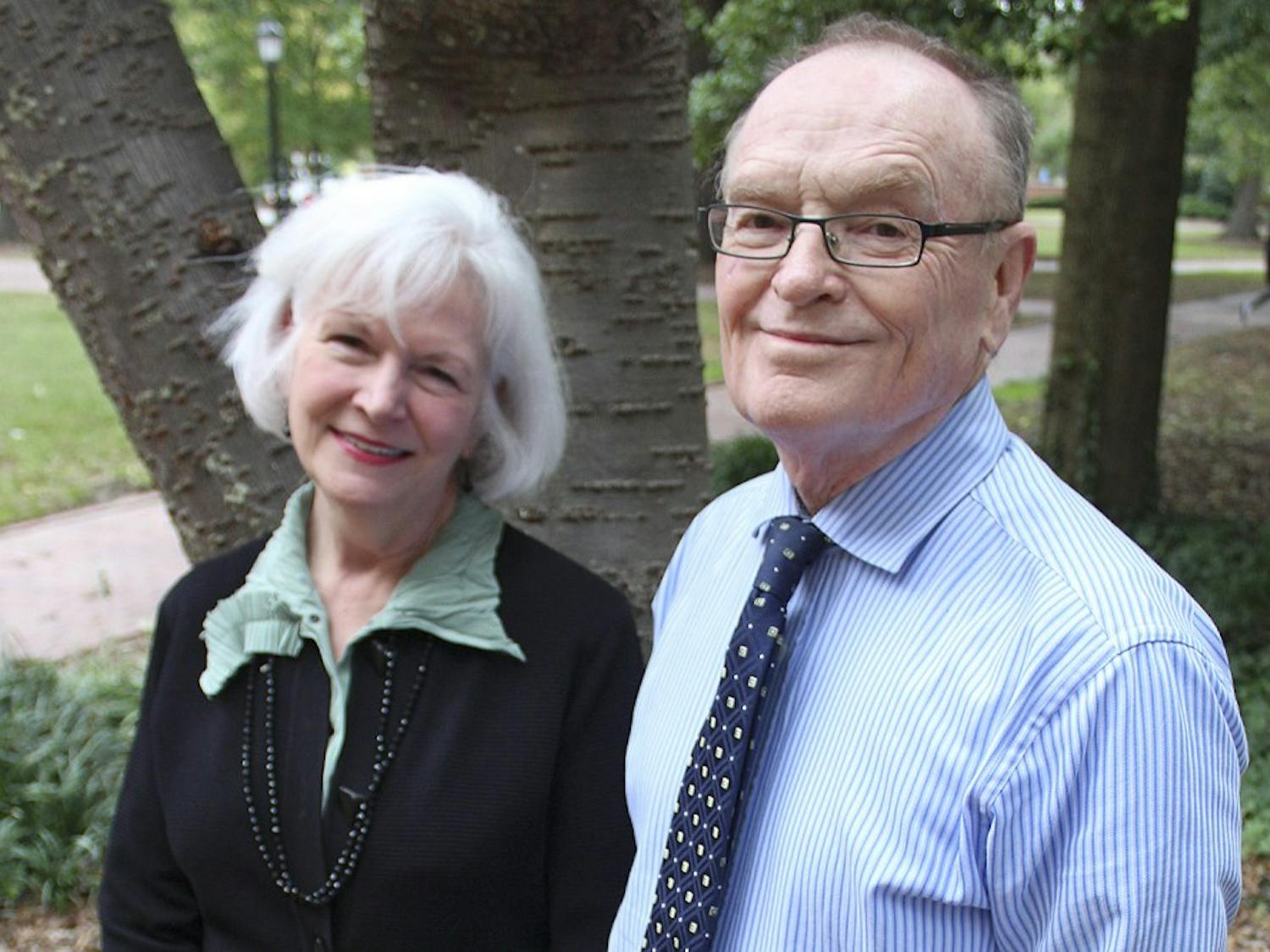 Shirley Ort and Fred Clark are the founders and directors of the Carolina Covenant financial aid program. Ort is in charge of the university's financial aid department and Clark is a professor who has been teaching here for 47 years (teaches classes on Brazilian studies).The Carolina Covenant program was founded ten years ago and is a need-based program that covers all school-related costs for the students it serves, including the cost of living. It has improved UNC's diversity and has served as a model for other financial aid programs around the country (however, Shirley pointed out that ours has been the most successful because many other schools who have tried it have dropped the program because it is so expensive). 