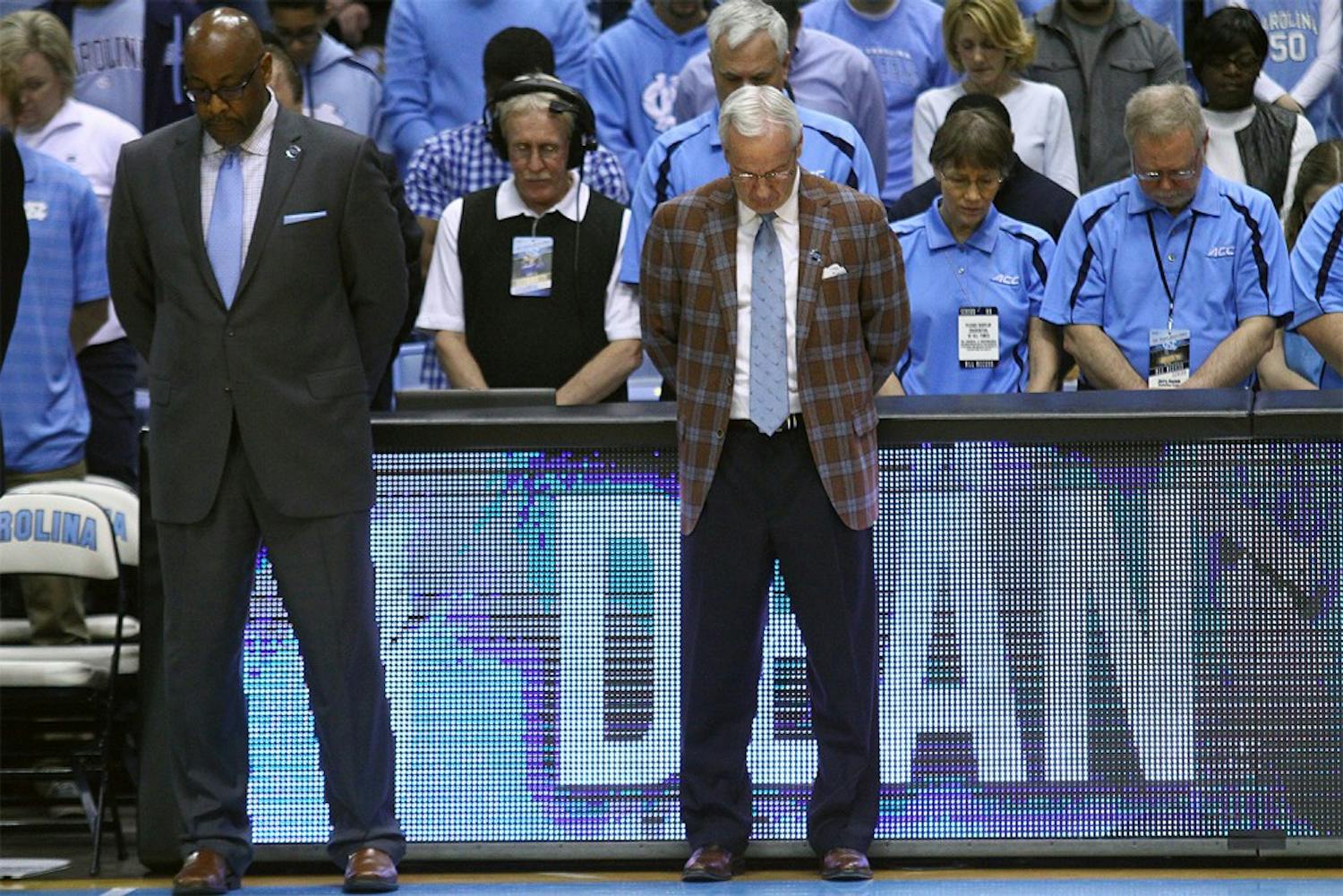Roy Williams honored Dean Smith by running his Four Corners offense in Saturday’s 89-60 win over Georgia Tech.
