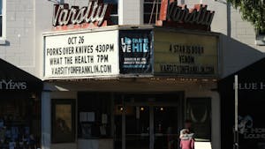 The Varsity Theatre is located on East Franklin Street. The historic movie theater has been a landmark of Chapel Hill for decades and now there is possibility that it will operate as a public performing arts space.