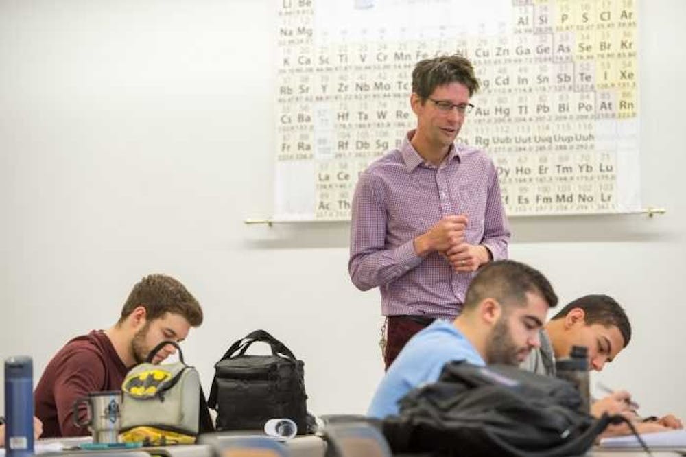<p>Jeffrey Johnson supervises a class. Photo courtesy of Steve Exum.</p>