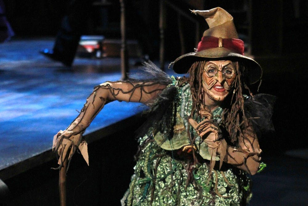 Lisa Brescia plays the Witch in PlayMakers Repertory Company's production of "Into The Woods."