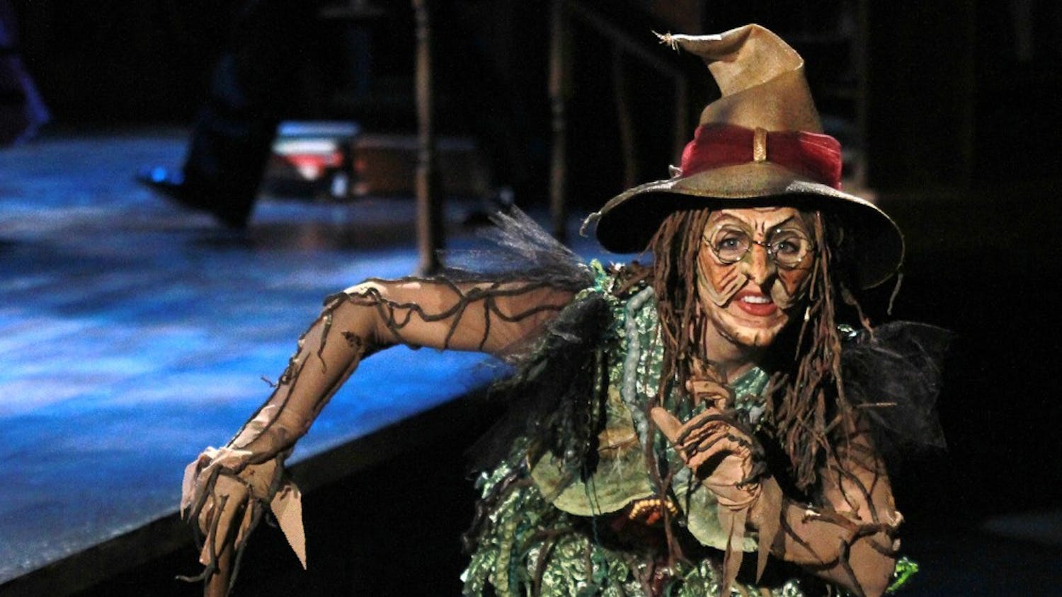 Lisa Brescia plays the Witch in PlayMakers Repertory Company's production of "Into The Woods."
