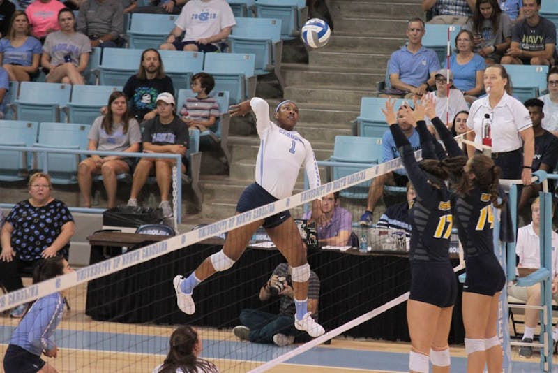 Destiny Cox, a Tar Heel born and bred superstar for UNC Volleyball