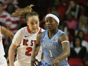 	She’la White brought the Tar Heels back from a 12-point halftime hole with three 3-pointers in four second-half possessions.