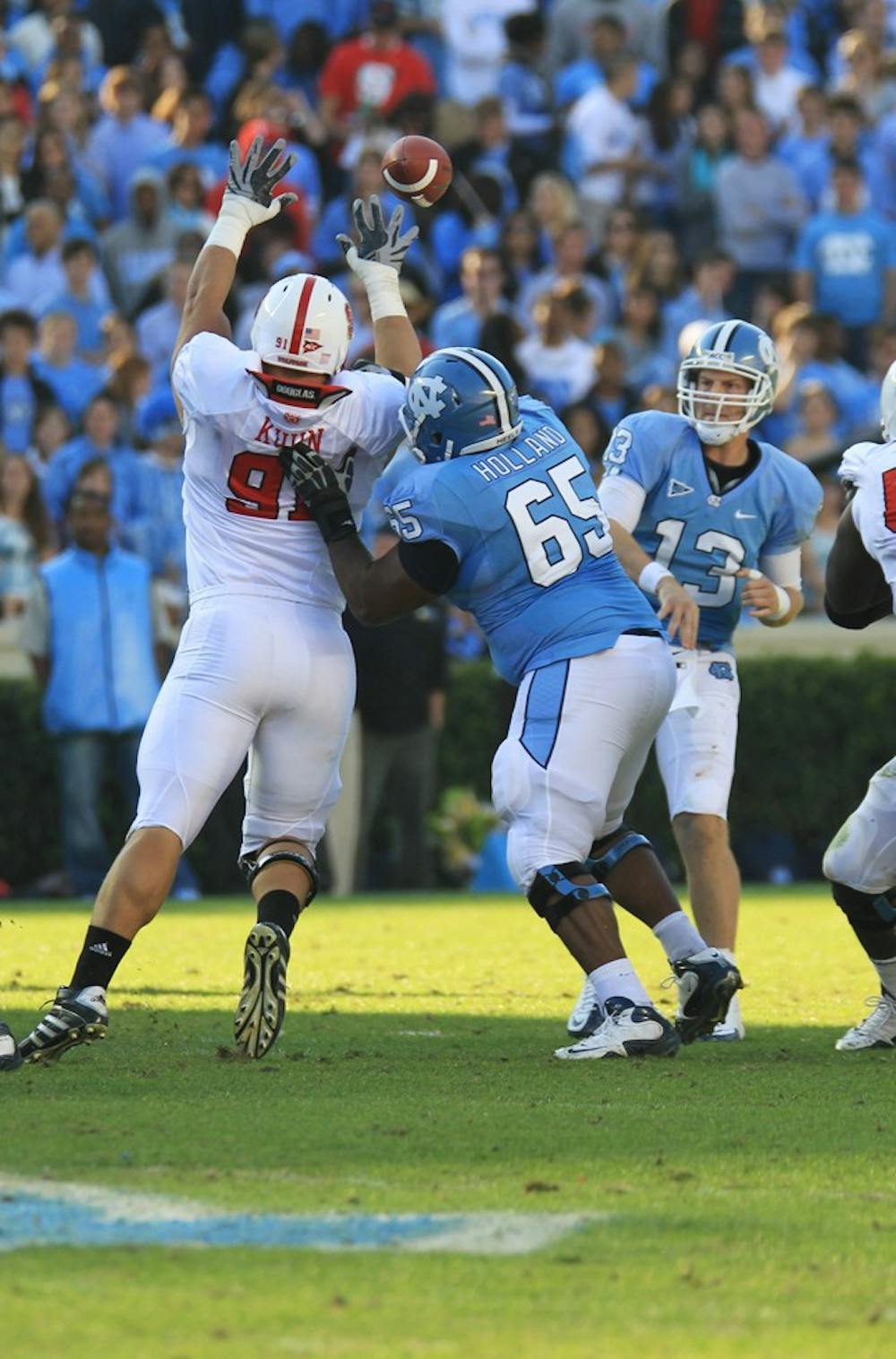 T.J. Yates set UNC records in both single-season and career-passing marks. Yates finished Saturday’s game with 411 yards and two touchdowns.