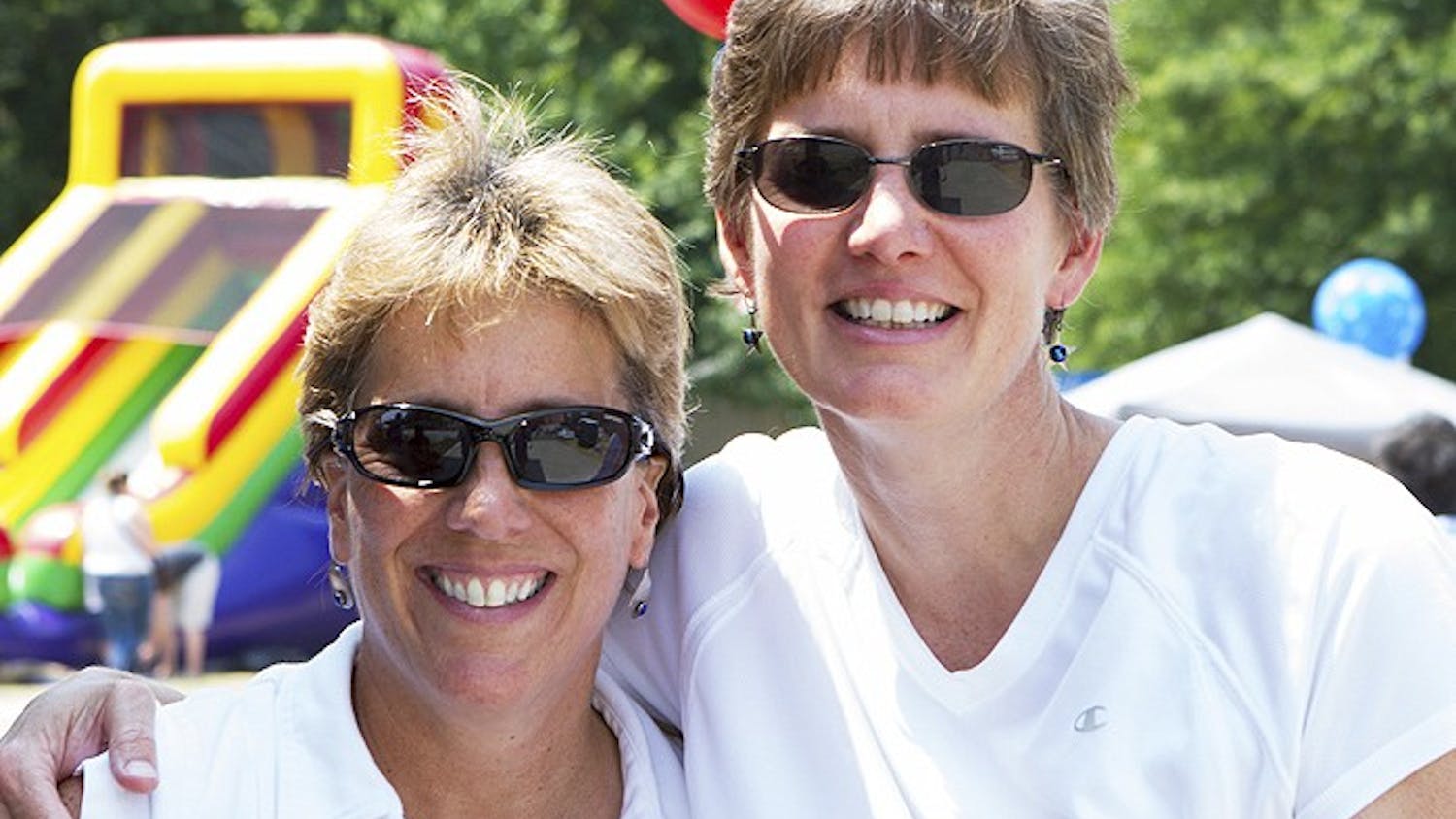 Alicia Stemper, right, and Lydia Lavelle became domestic partners in 2011. Photo courtesy of Avery Stemper.