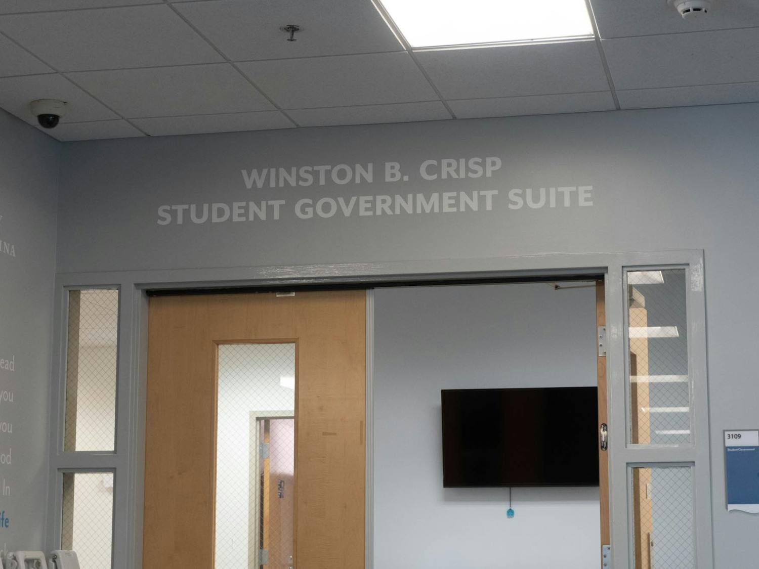 The UNC Student Government Suite is pictured on Feb. 8, 2023.