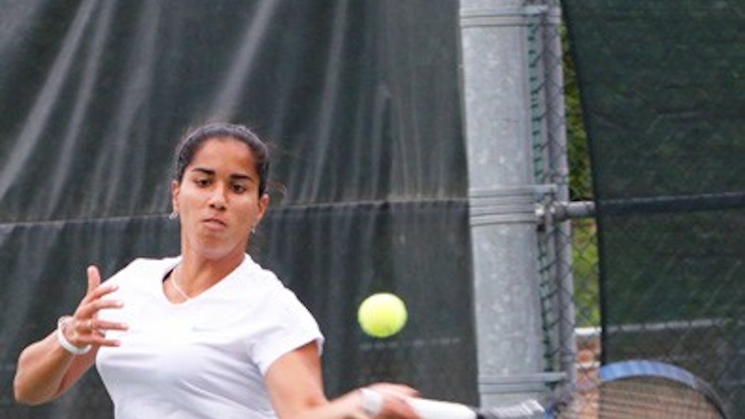 Sanaz Marand, ranked No. 30 in the nation, recorded three wins for UNC during weekend play. DTH/Alyssa Champion