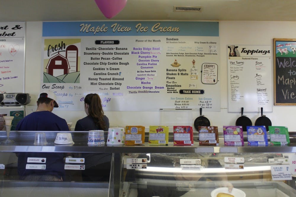 <p><em>Maple View Farm celebrated National Eat Ice Cream for Breakfast Day by serving an ice cream themed breakfast from</em> <em>9 a.m. to 12 p.m.</em> <em>on Saturday.</em></p>