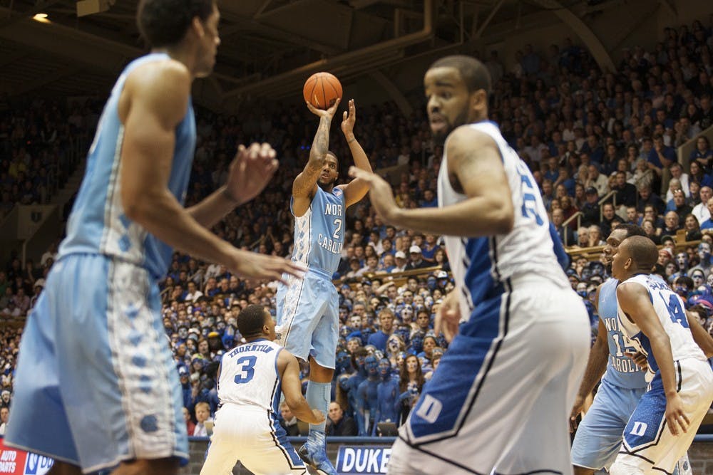 	<p>Leslie McDonald was one of six Tar Heels to play more than 20 minutes, the other four Tar Heels that got into the game played a combined 12 minutes</p>