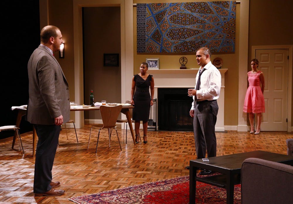 PlayMakers Repertory Company production of Disgraced.  (Photo by Jon Gardiner)