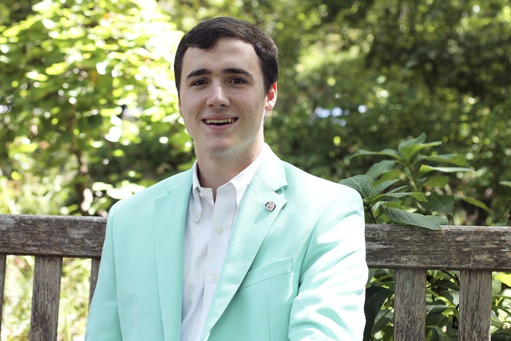 Peter McClelland, Executive Director with the North Carolina Federation of College Republicans and the current Speaker Pro-Tempore in UNC's Student Congress looks forward to his political involvement on campus for his senior year.