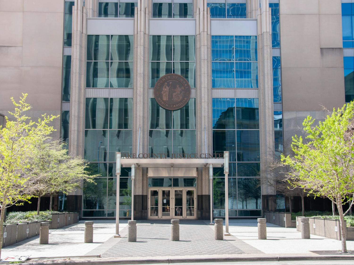 The Wake County Justice Center in downtown Raleigh, NC on April 4, 2021. A bill that was recently passed in the senate about raising the minimum age for juvenile delinquency from 6 to 10 now moves to the house.