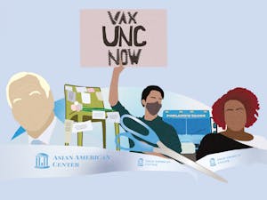 Some of the biggest UNC headlines in 2021 include the tenure vote of Nikole Hannah-Jones, community demands for a vaccine mandate, mental health on campus, the retirement of Roy Williams, the emergence of food trucks on campus and the opening of the Asian American Center.&nbsp;