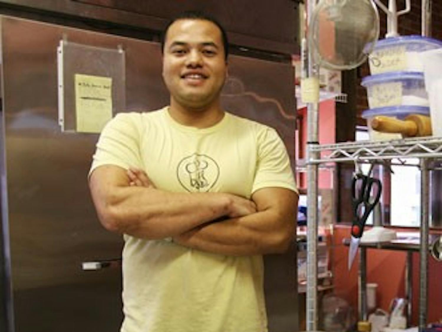 Mike Taylor, an owner and co-founder of Bliss Boutique Bakery on Franklin St. DTH/Chessa Rich