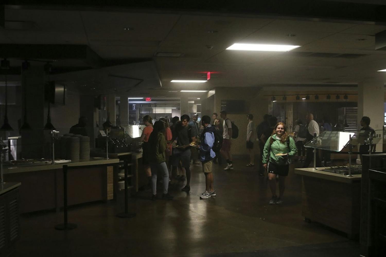 Lenoir dining hall lost power today.