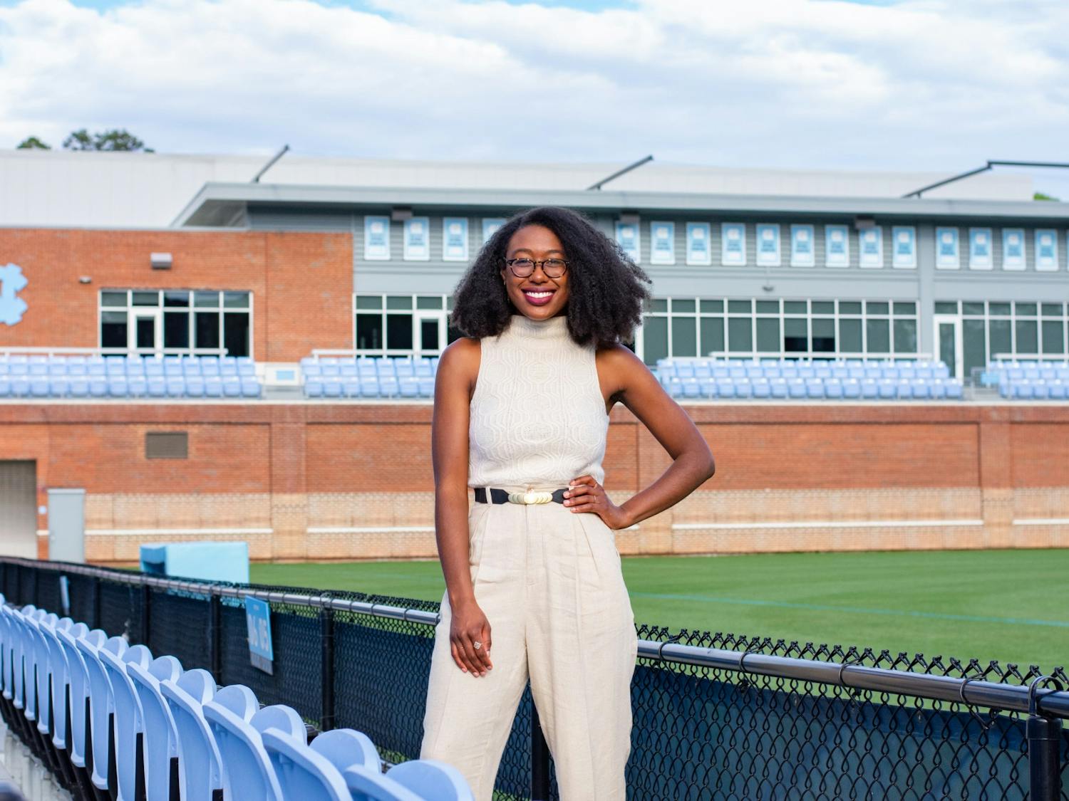 Amari Pollard is a second year graduate student studying communications. Through Amari Pollard's ESPN halftime show, she serves to amplify Black voices and Women's Lacrosse.