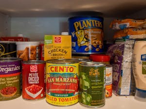 DTH Photo Illustration depicting non-perishable food items, one of the resources being provided by the Carrboro-based Refugee Support Center