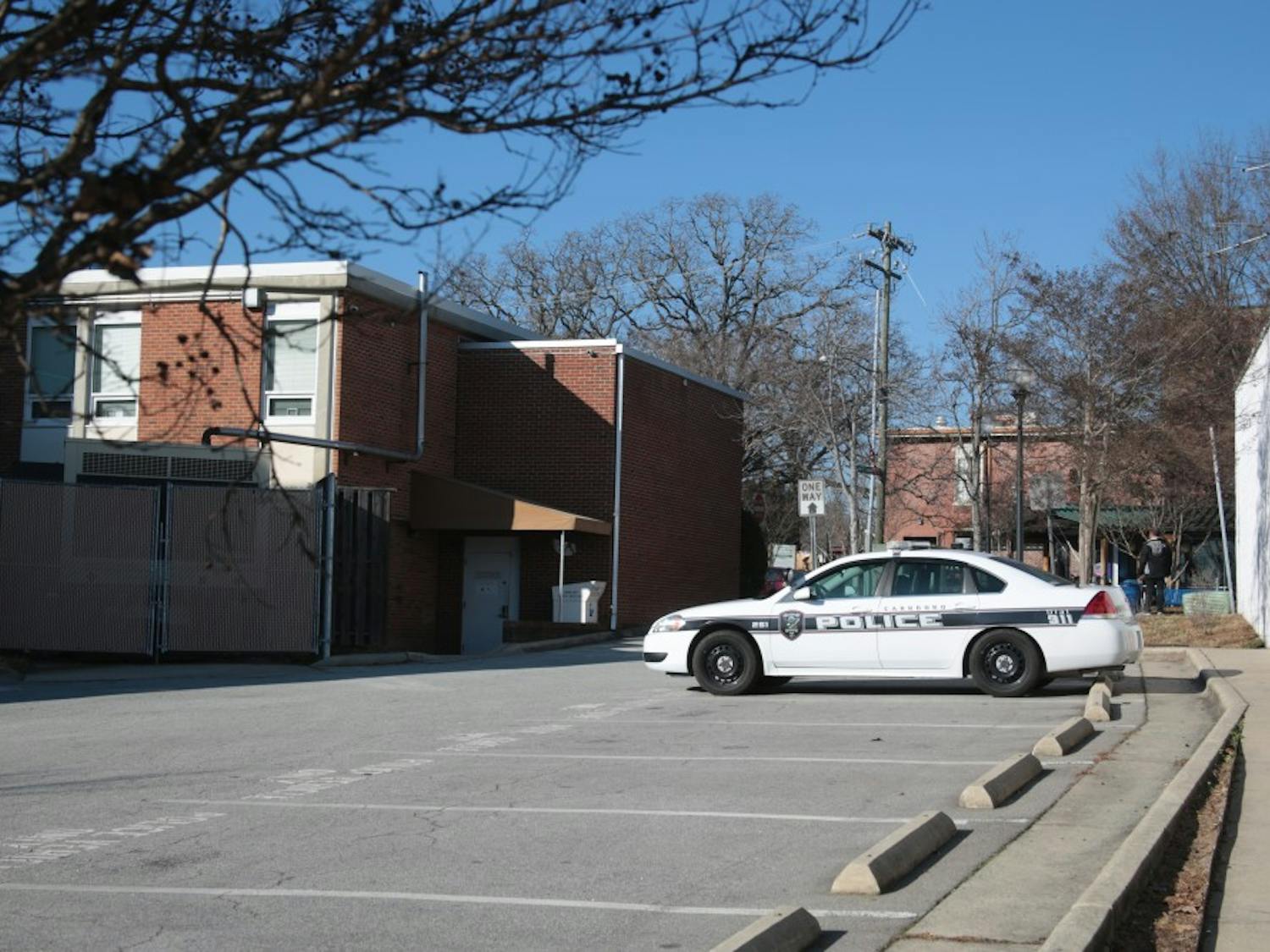 The Carrboro Police Department is pictured on January 15, 2018.
