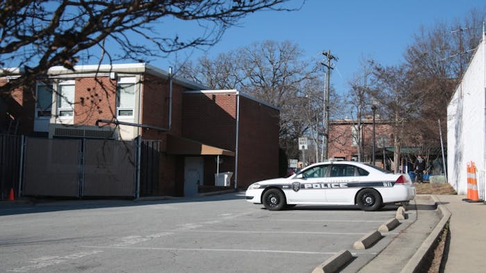 The Carrboro Police Department is pictured on January 15, 2018.
