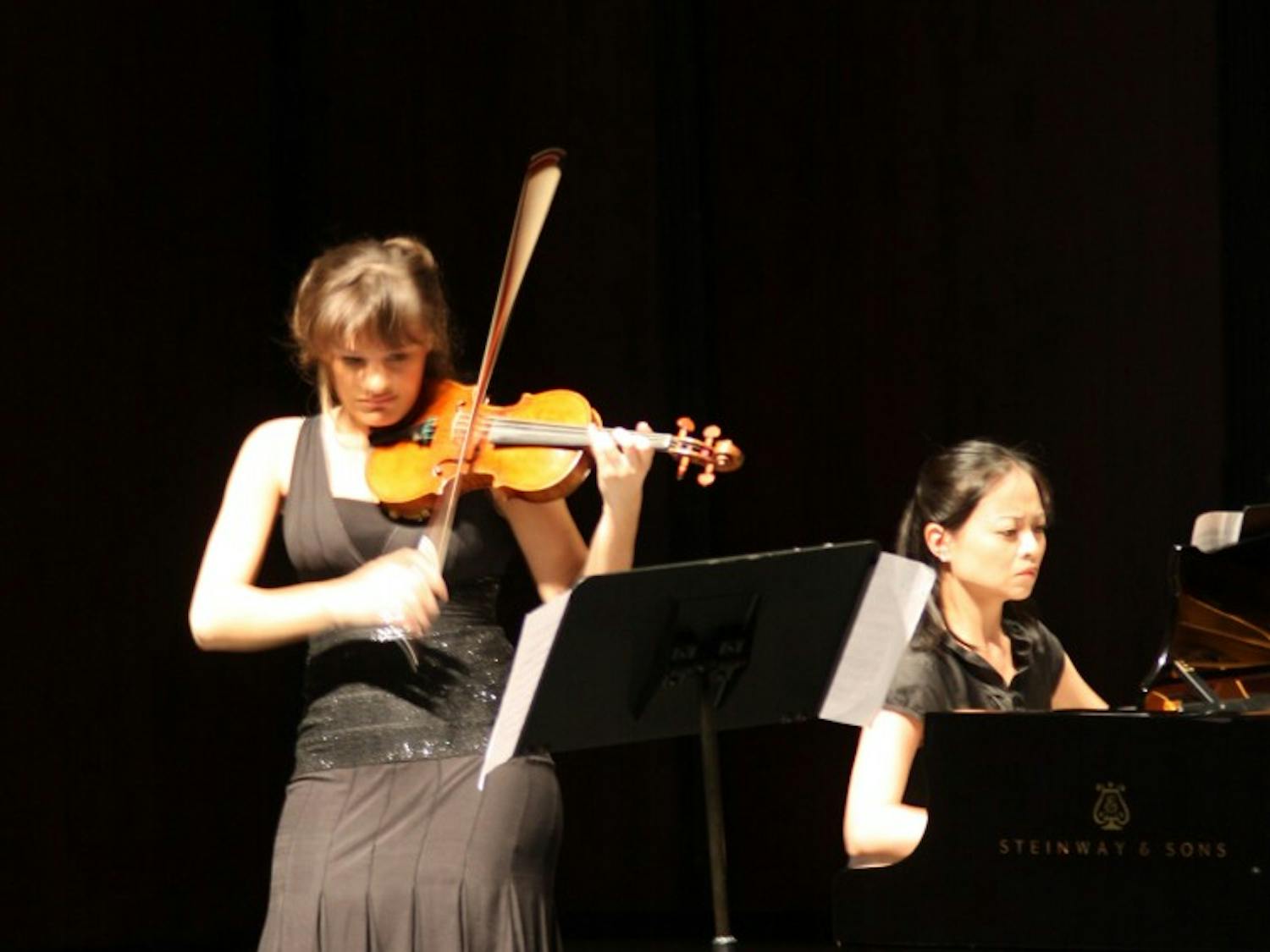 Nicola Benedetti performed with Pei-Yao Wang at Memorial Hall this evening.