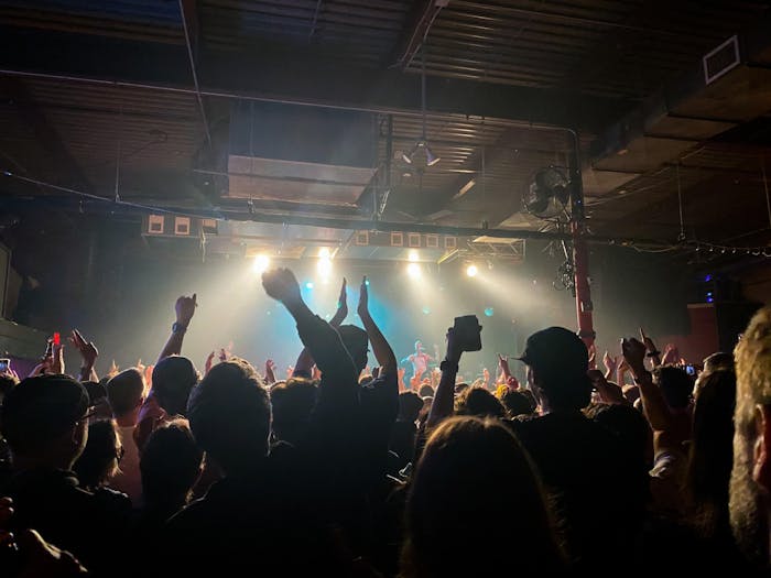 People attend the Wolf Alice concert at Cat's Cradle in Carrboro on March 22, 2022. 