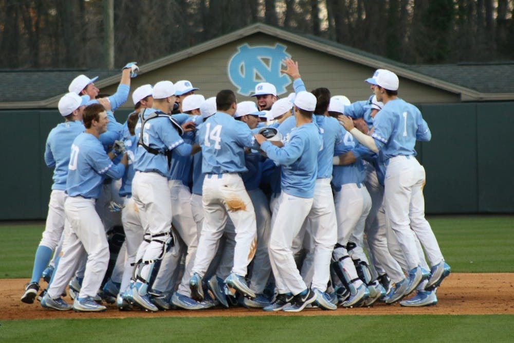 Carolina men's baseball team defeated Oklahoma State University 2-1 wit a walk off RBI.