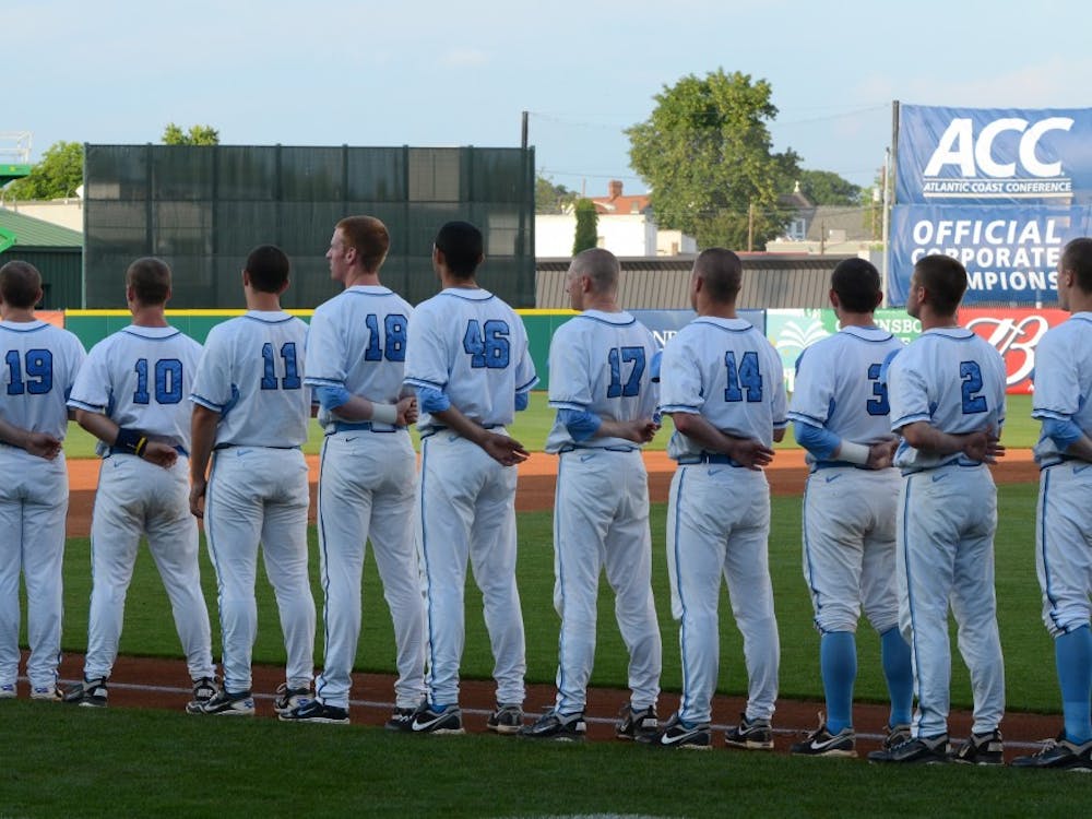 	The Tar Heels, seen here at the ACC Tournament on Wednesday, will host an NCAA Regional June 1-3.