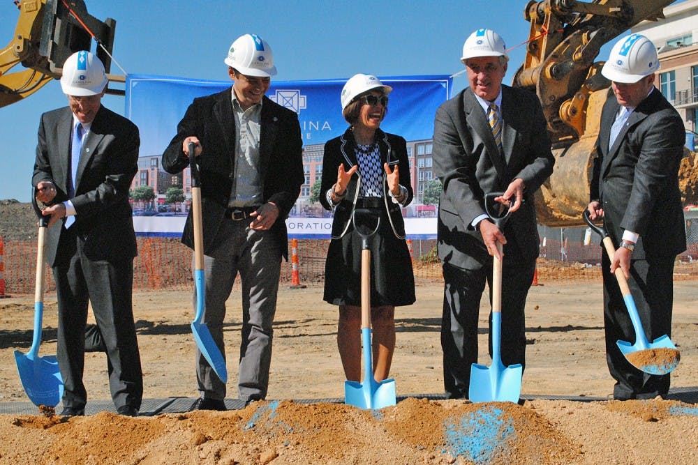 The Groundbreaking Ceremony marked the beginning of construction at Carolina Square.