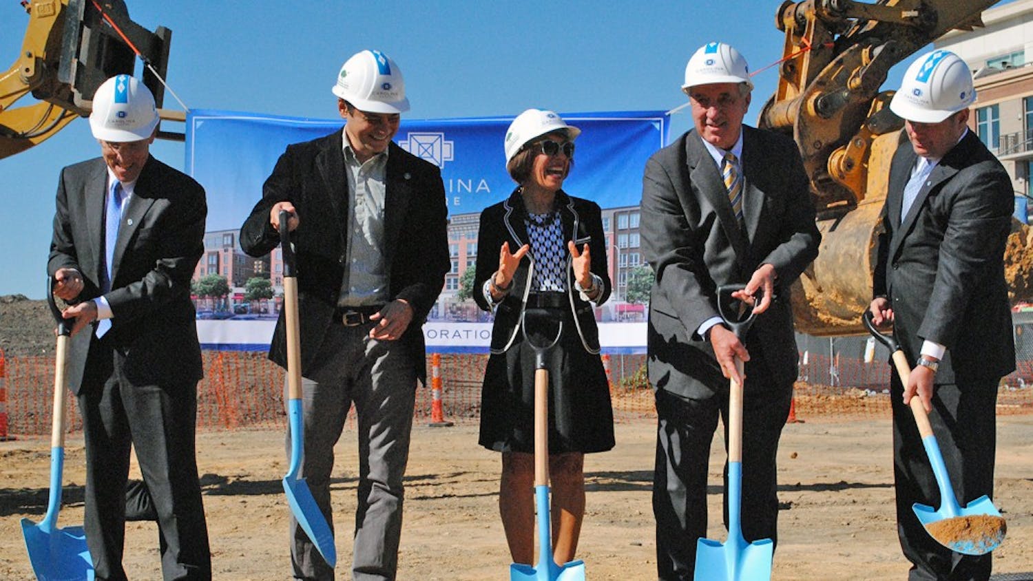 The Groundbreaking Ceremony marked the beginning of construction at Carolina Square.