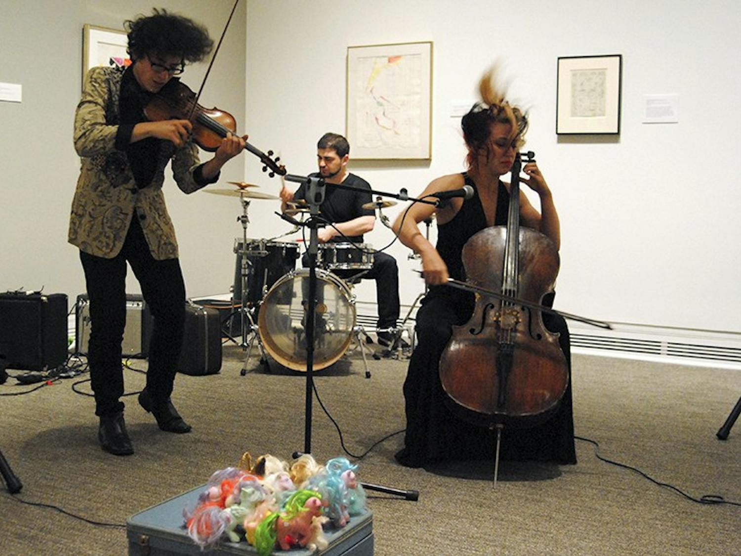 Valerie Keuhne & the Wasps Nests performed in the Ackland Art Museum Sunday afternoon as a part of the Experimental Music Study Group concert.