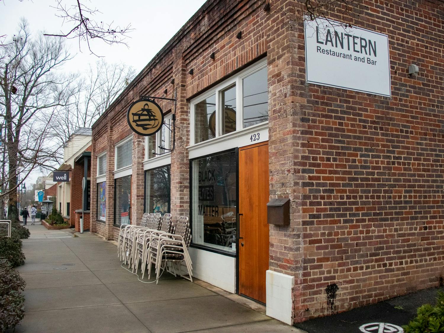 Lantern stands on Franklin Street on Jan. 26, 2021. Lantern is a Chapel Hill restaurant that is participating in triangle restaurant week.