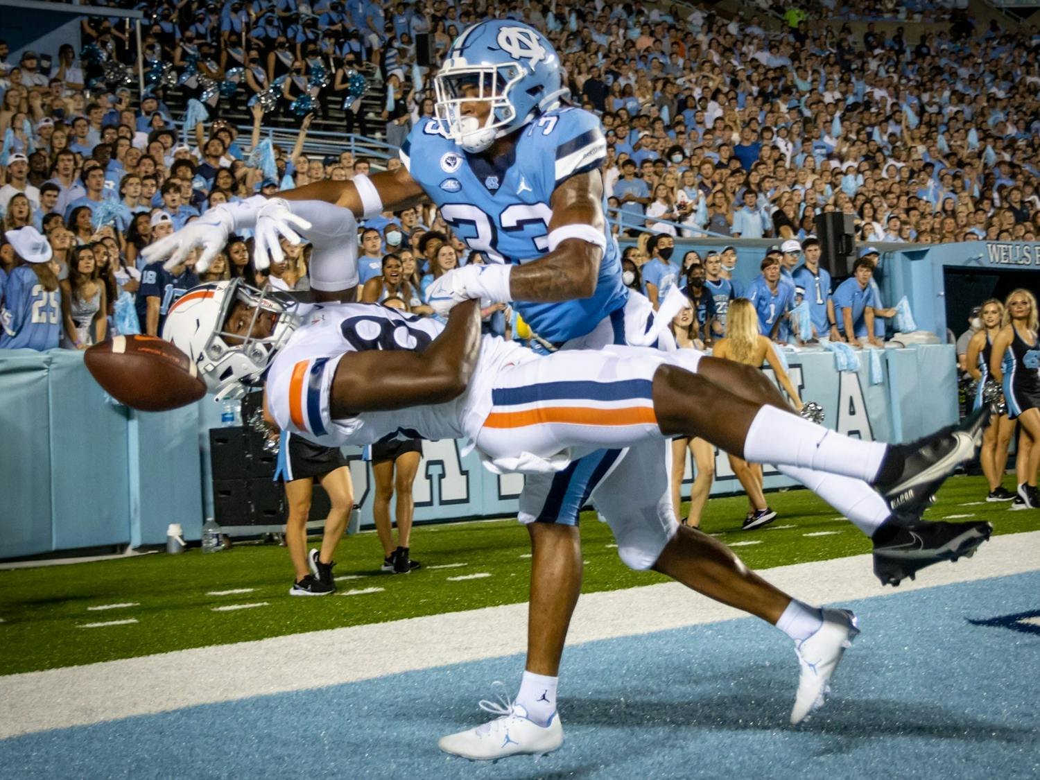 UNC football topples the UVA Cavaliers 59-39 in second home game of the season