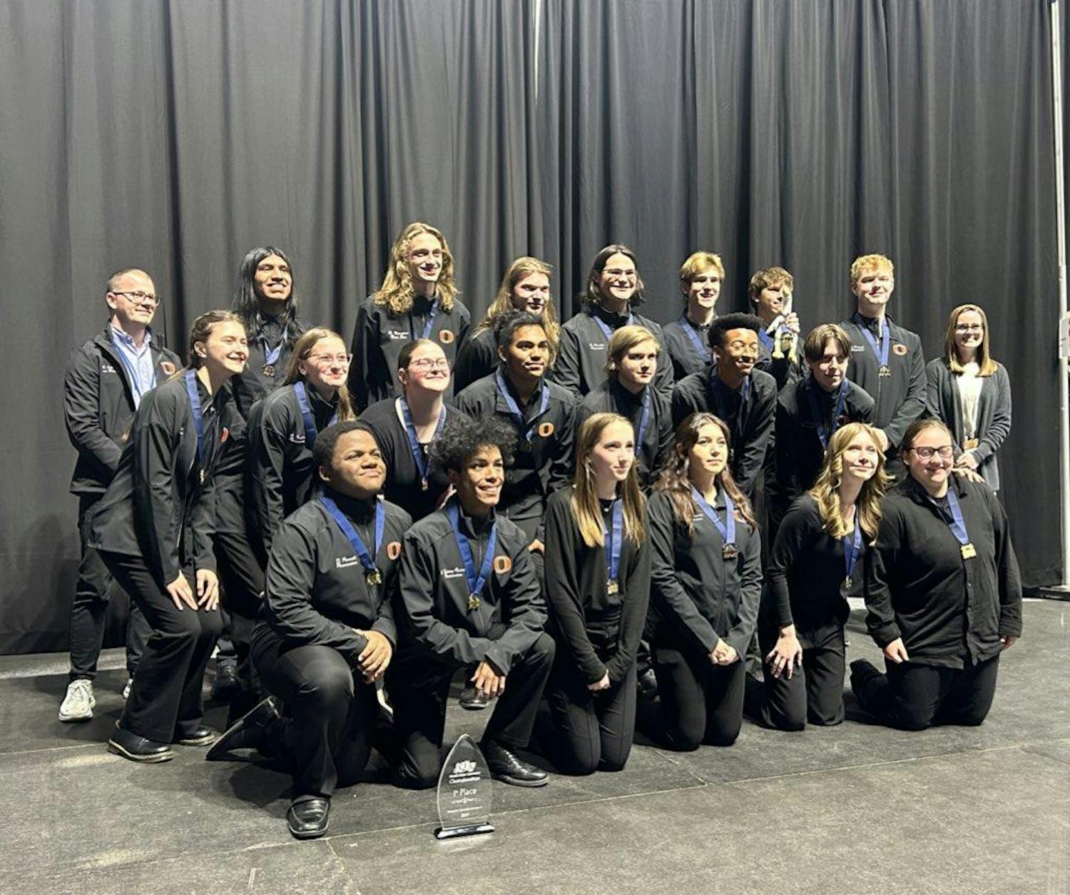 OHS Percussion Ensemble Gold Medalists 2024.JPG