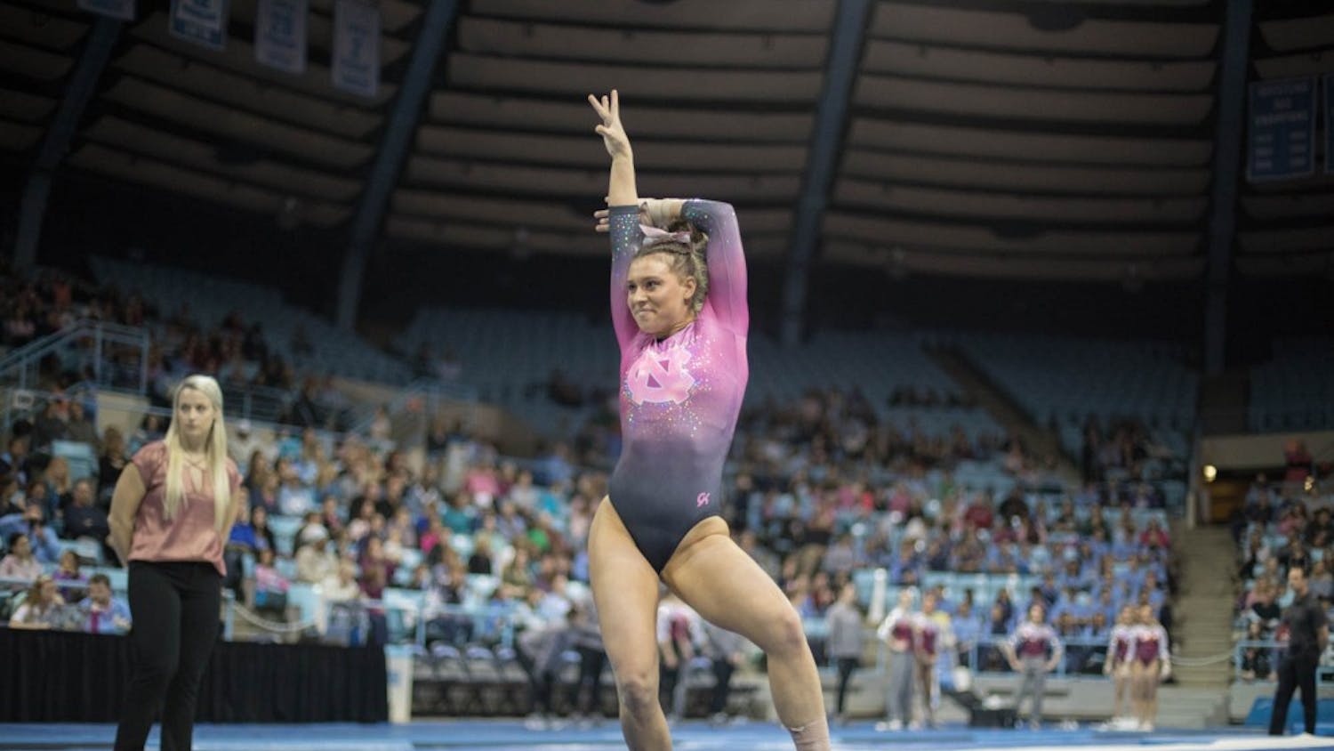 Megan Ruzicka gymnastics floor