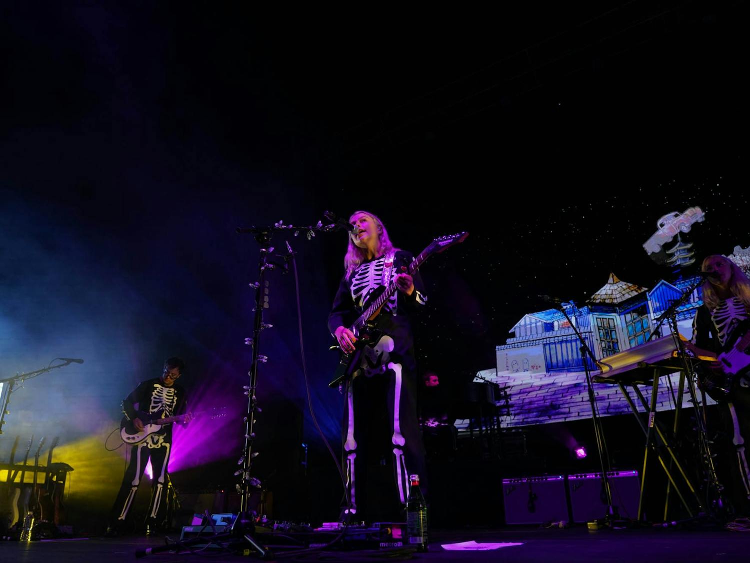 Phoebe Bridgers performed at Red Hat Amphitheater in Raleigh on Sept. 22, 2021. The concert was part of Bridgers' "Reunion Tour." MUNA opened for Bridgers, performing ten songs. Photos by Calli Westra and Ira Wilder.&nbsp;