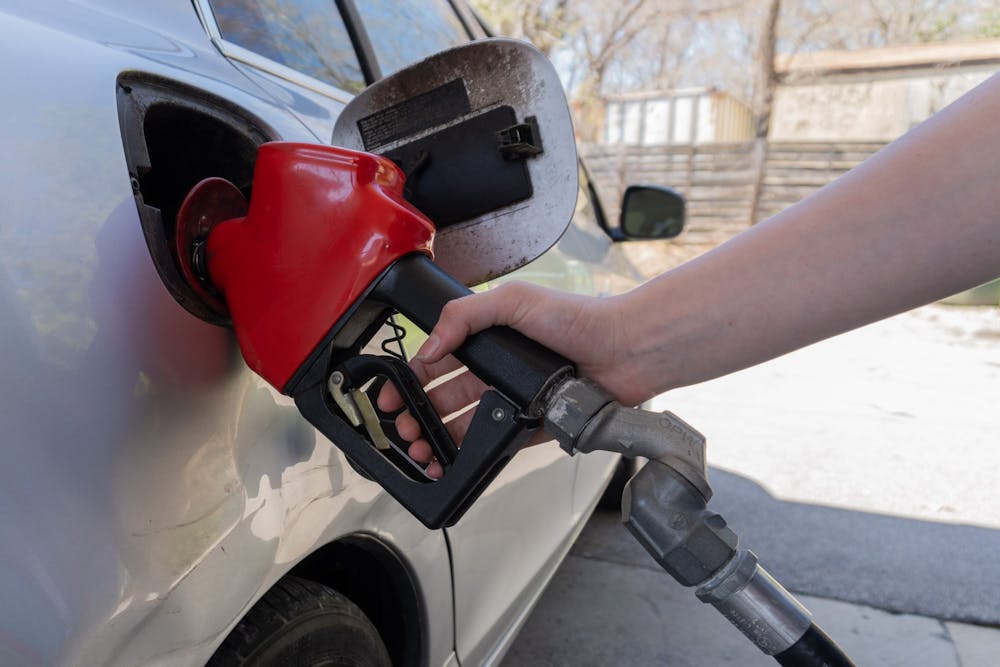 <p>DTH Photo Illustration. Orange County residents are grappling with rising gas prices.&nbsp;</p>