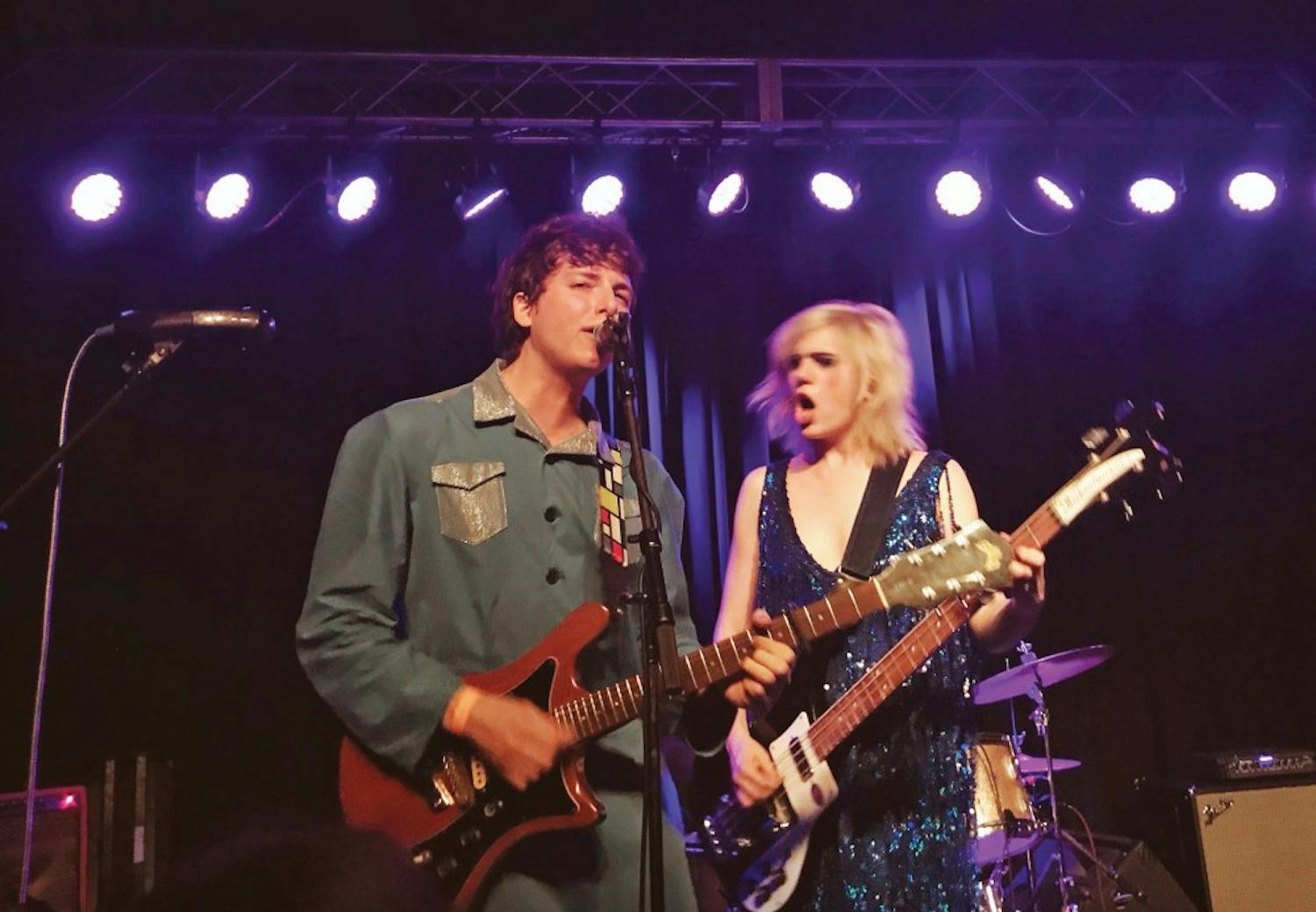 Sunflower Bean, a rock band from New York, played at Cat's Cradle on June 3. 
