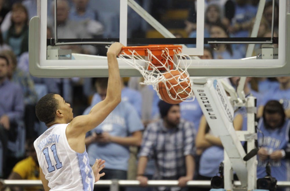 	The Tar Heels defeated N.C. State 84-70 Saturday Feb. 1 in Chapel Hill, NC.