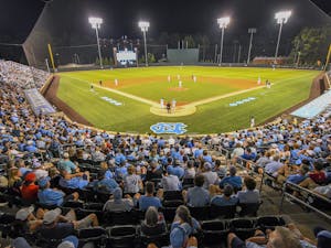 An overview of the baseball stadium during the NCAA Regionals game against VCU on Saturday, June 4, 2022.