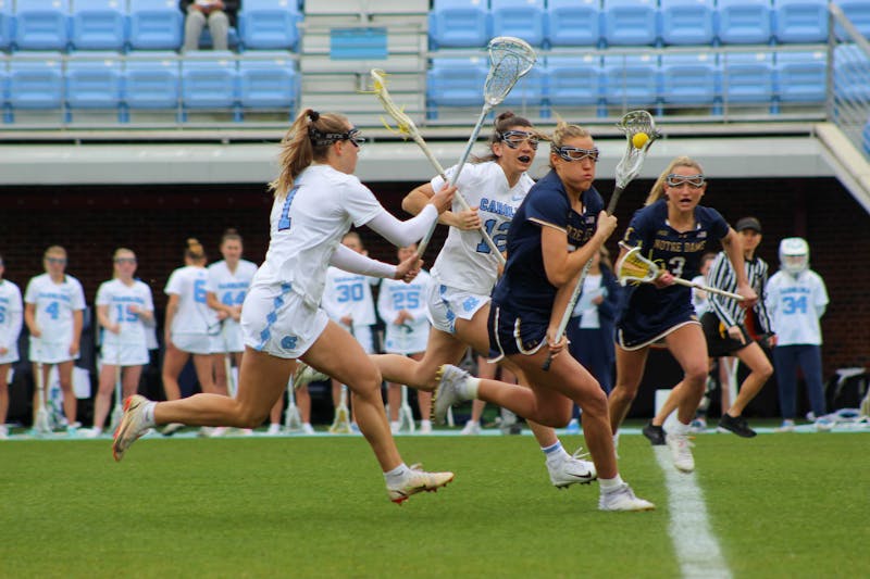 Turnovers plague UNC women's lacrosse in 7-5 loss to No. 5 Notre Dame